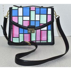 Vera Bradley Womens Change It Up Colors Crossbody/Backpack  Pink Blue Green
